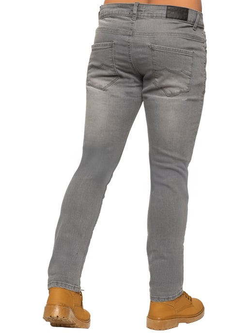 Enzo Heren Slim Stretch Denim Jeans - Image 3